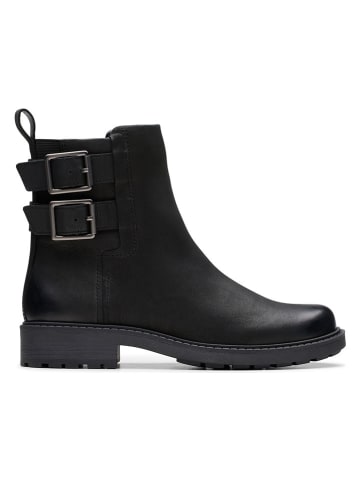 Clarks Leder-Boots "Orinoco 2" in Schwarz