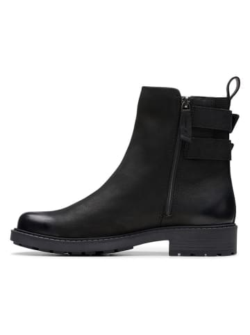 Clarks Skórzane botki "Orinoco 2" w kolorze czarnym