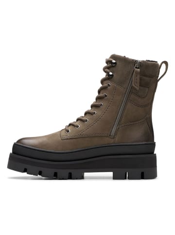 Clarks Leder-Boots "Orianna 2" in Braun