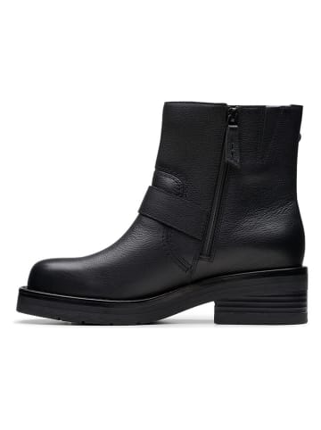 Clarks Leder-Boots "Rebelle" in Schwarz