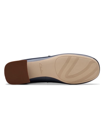 Clarks Leder-Pumps "Daiss 30 Shine" in Dunkelblau