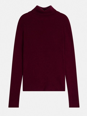 Perfect Cashmere Kaschmir-Rollkragenpullover "Elly" in Bordeaux