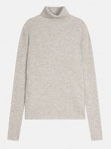 Perfect Cashmere Kaschmir-Rollkragenpullover "Elly" in Hellgrau
