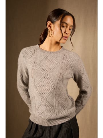 Perfect Cashmere Kasjmieren trui "Penden" lichtgrijs