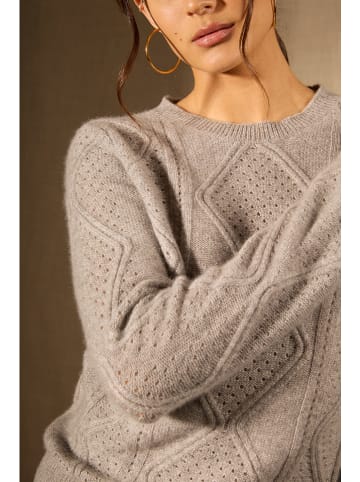 Perfect Cashmere Kasjmieren trui "Penden" lichtgrijs