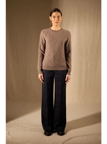 Perfect Cashmere Kaschmir-Pullover "Penden" in Taupe
