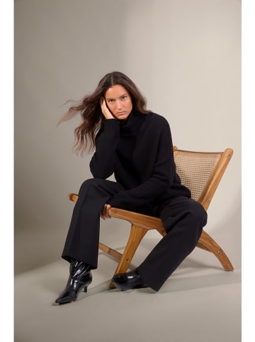 Perfect Cashmere Kaszmirowy golf "Somba" w kolorze czarnym