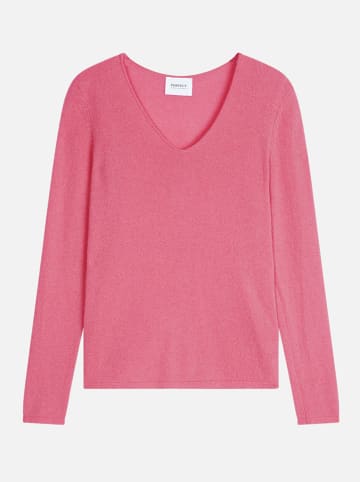 Perfect Cashmere Kaszmirowy sweter "Shannon" w kolorze jasnoróżowym