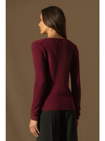 Perfect Cashmere Kasjmieren trui "Gaby" bordeaux