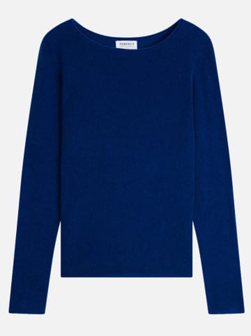 Perfect Cashmere Kaszmirowy sweter "Megan" w kolorze granatowym