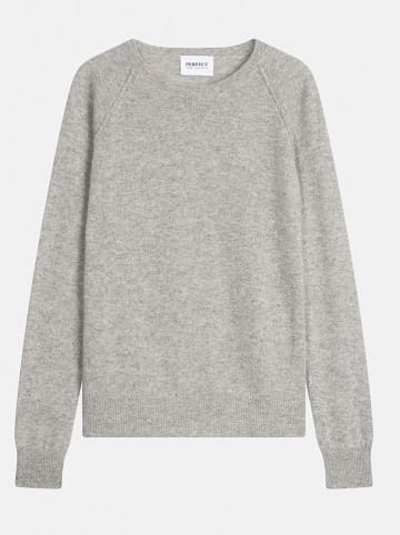 Perfect Cashmere Kasjmieren trui "Wilma" lichtgrijs