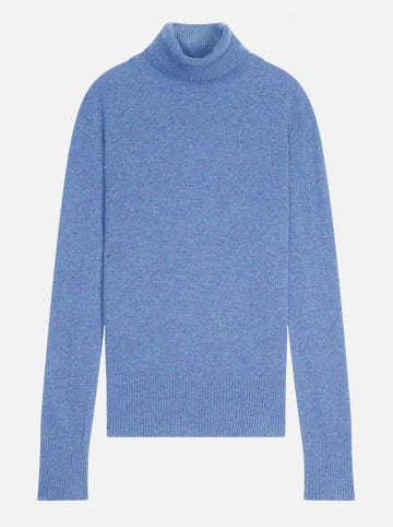 Perfect Cashmere Kaszmirowy golf "Tracy" w kolorze niebieskim