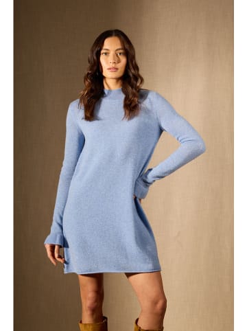 Perfect Cashmere Kaschmir-Kleid "Lyamia" in Hellblau