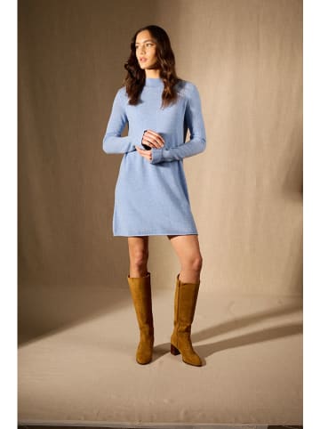Perfect Cashmere Kasjmieren jurk "Lyamia" lichtblauw