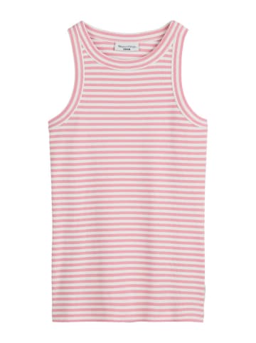 Marc O'Polo Top w kolorze różowo-białym