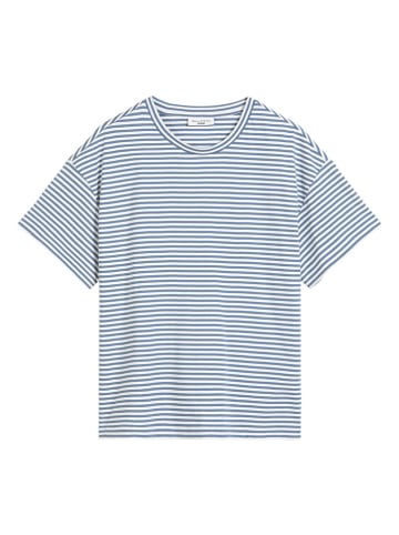Marc O'Polo Shirt in Blau/ Weiß