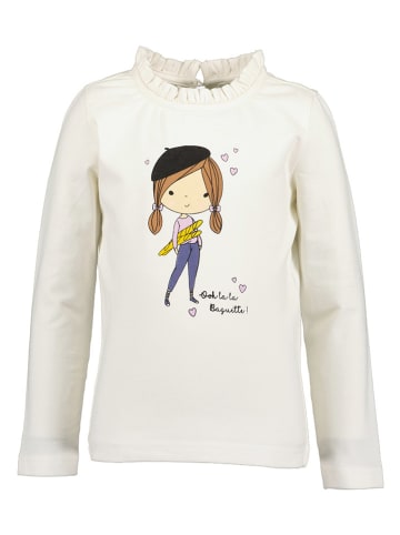 Blue Seven Longsleeve in Weiß