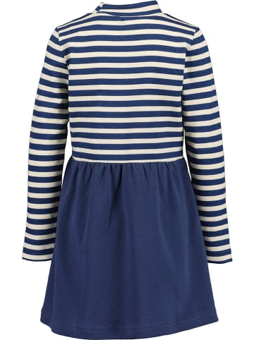 Blue Seven Kleid in Dunkelblau/ Creme