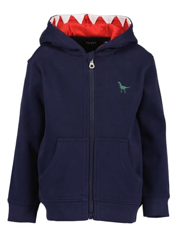 Blue Seven Sweatjacke in Dunkelblau/ Rot