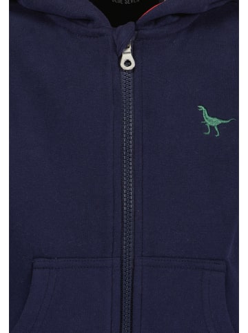 Blue Seven Bluza w kolorze granatowo-czerwonym