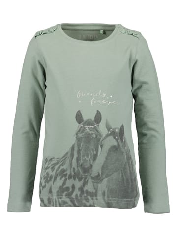 Blue Seven 2-delige set: longsleeves groen/roze