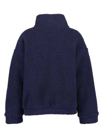 Blue Seven Kurtka pluszowa w kolorze granatowo-pomarańczowym