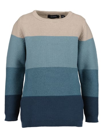 Blue Seven Pullover in Blau/ Beige