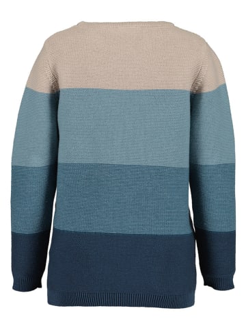 Blue Seven Pullover in Blau/ Beige
