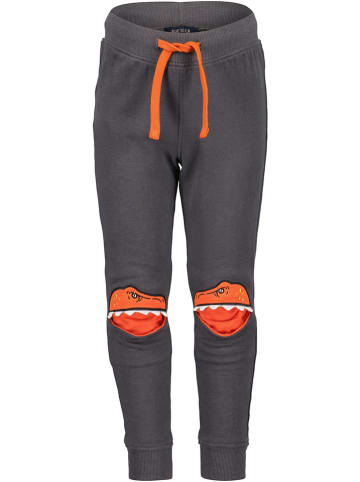 Blue Seven Sweatbroek grijs/oranje
