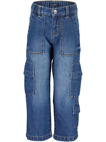 Blue Seven Cargo-Jeans - Loose Fit - in Blau