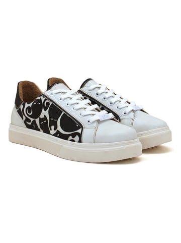 Goby Sneakers in Weiß/ Schwarz
