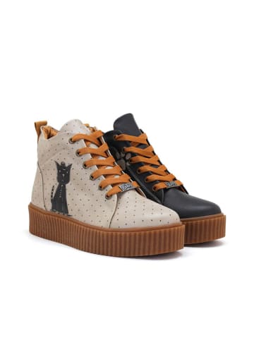 Goby Sneakers in Dunkelblau/ Creme