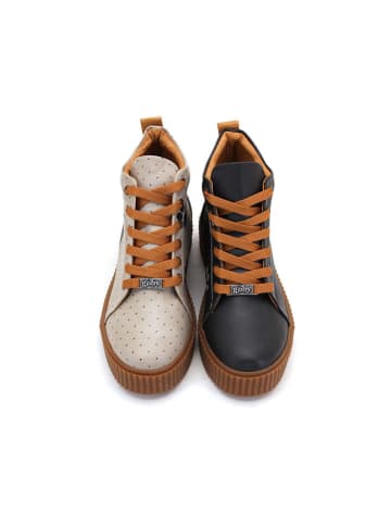 Goby Sneakers donkerblauw/crème