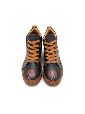 Goby Sneakersy w kolorze granatowo-pomarańczowym