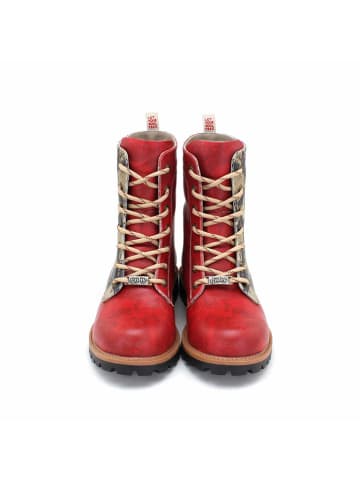 Goby Boots in Rot/ Bunt
