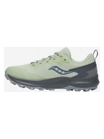 Saucony Laufschuhe "Peregrine 14 GTX" in Mint/ Grau