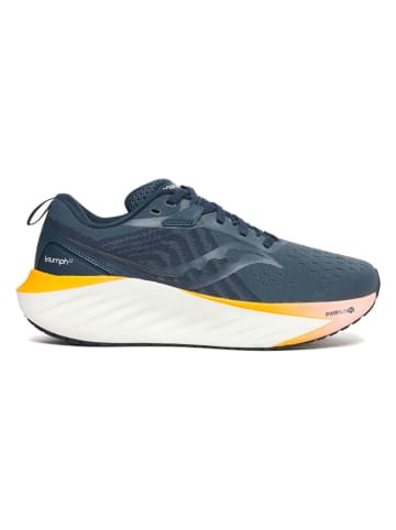 Saucony Laufschuhe "Triumph 22"  in Dunkelblau/ Senf