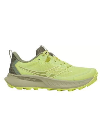 Saucony Laufschuhe "Peregrine 15" in Hellgrün/ Khaki
