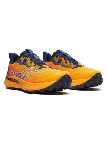 Saucony Laufschuhe "Peregrine 15" in Orange/ Dunkelblau