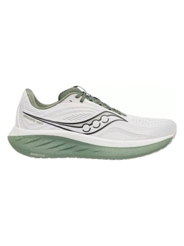 Saucony Buty "Ride 18" w kolorze biało-oliwkowym do biegania