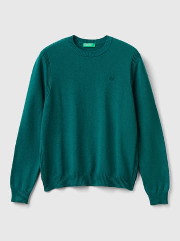 Benetton Sweter w kolorze zielonym