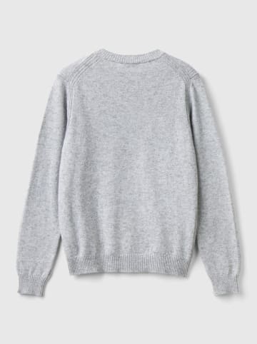 Benetton Sweter w kolorze szarym