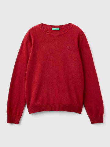 Benetton Sweter w kolorze czerwonym