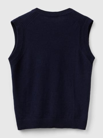 Benetton Bezrękawnik w kolorze granatowym