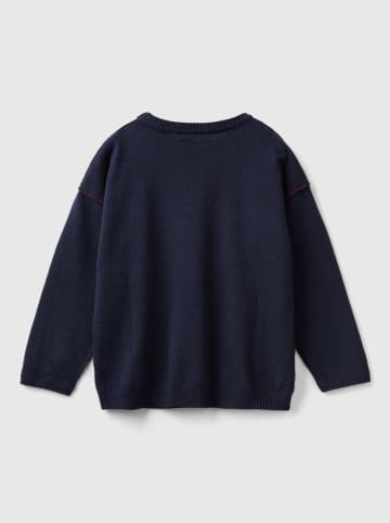 Benetton Pullover in Dunkelblau
