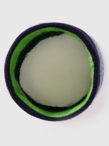 Benetton Loop-Schal in Schwarz/ Grün/ Blau
