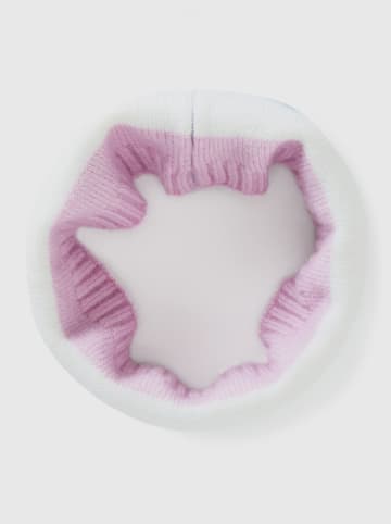 Benetton Loop-Schal in Rosa/ Türkis/ Blau
