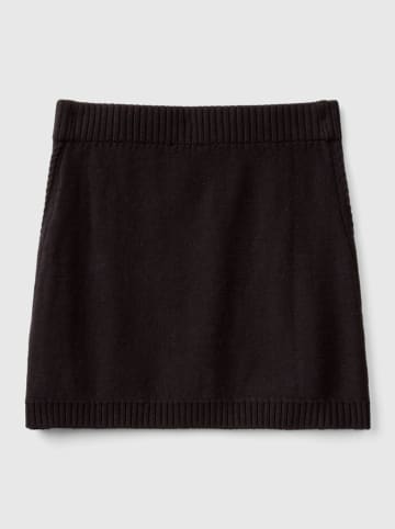 Benetton Gebreide rok zwart