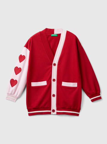 Benetton Vest rood/lichtroze