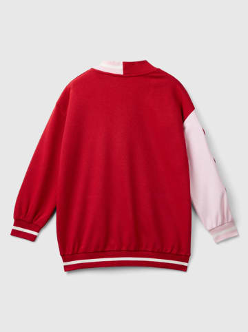 Benetton Cardigan in Rot/ Rosa